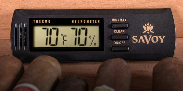 Digital Hygrometer Thermometer for Cigar Humidors