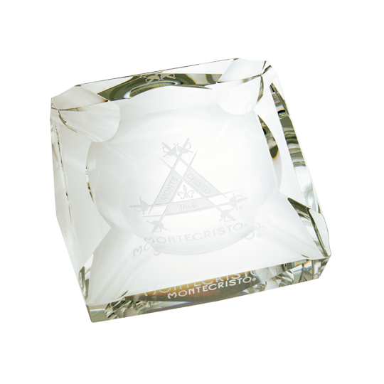 MONTECRISTO  灰皿 Montecristo Signature Crystal Ashtray | Holt's Cigar Co.