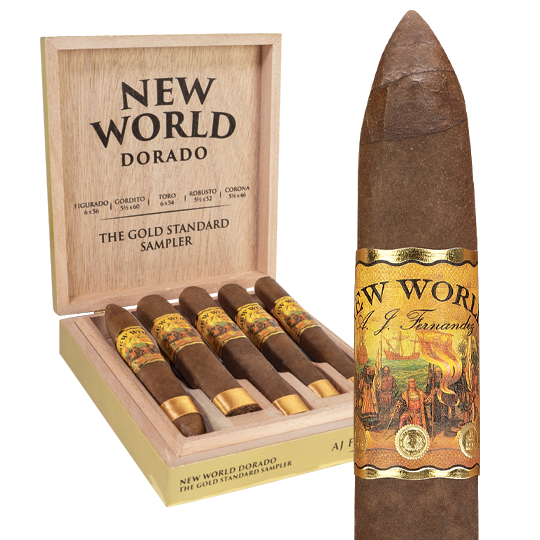希少盤　ジョージ・ナオペ★Golden Treasure AJ Fernandez's New World Dorado Corona Begins Arriving | halfwheel
