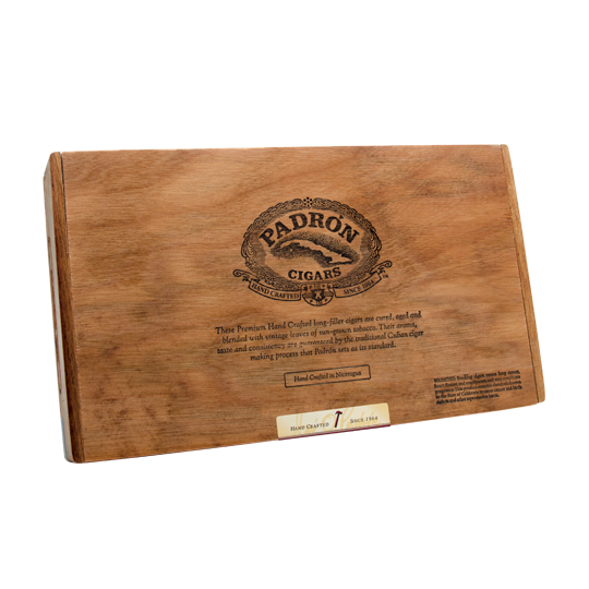 Padron Premium Wood Empty Cigar Box Case for Crafts Guitars Storage (Padron  2000)