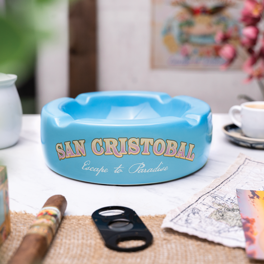 San Cristobal Ocean Ashtray | Ceramic Ashtrays | Holt's Cigar Company