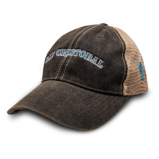 vintage cigarette hats San Cristobal Vintage Mesh Hat Black