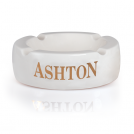 Ashton White Ashtray