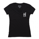 Holt's Women's Tee V-Neck Black