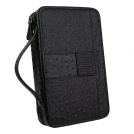 Project Carbon Matte Black Ostrich Leather Case