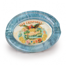 San Cristobal Oval Crystal Ashtray 