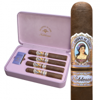 La Aroma de Cuba Noblesse 4-Cigar + ST Dupont Gift Set