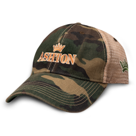 Ashton Vintage Mesh Hat Camo/Gold