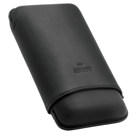 Ashton Smooth Black Leather Case