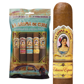 La Aroma de Cuba '92-95 Rated' Fresh Pack Sampler 