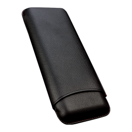 Premium Black Leather Case 