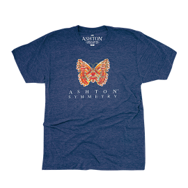 Ashton Symmetry Tee Indigo