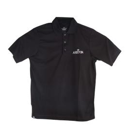 Ashton 'Clubhouse' Dry-Fit Polo Black