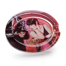 Ashton Oval Crystal Ashtray 