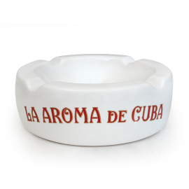 La Aroma de Cuba White Ashtray