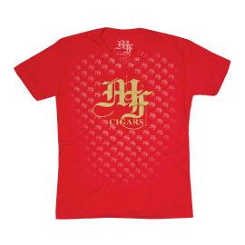 My Father 'Repeater' V-Neck Tee Red
