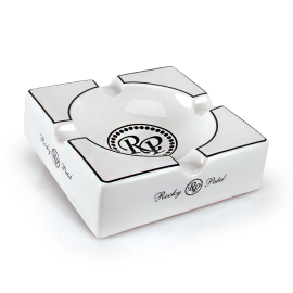 Rocky Patel Pearl Square 4-Finger Ashtray 