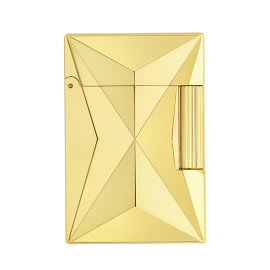 ST Dupont Line 2 Small Fire X Lighter Gold