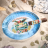 San Cristobal Oval Crystal Ashtray 