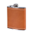 Peterson Tan Leather Flask