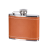 Peterson Tan Leather Flask