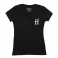 Holt's Women's Tee V-Neck Black