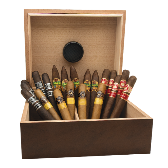 Big Brand Cigar & Humidor Combo All Samplers Samplers