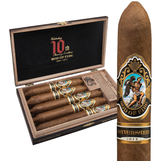 God of Fire Serie Aniversario 5Cigar Assortment All Samplers Samplers