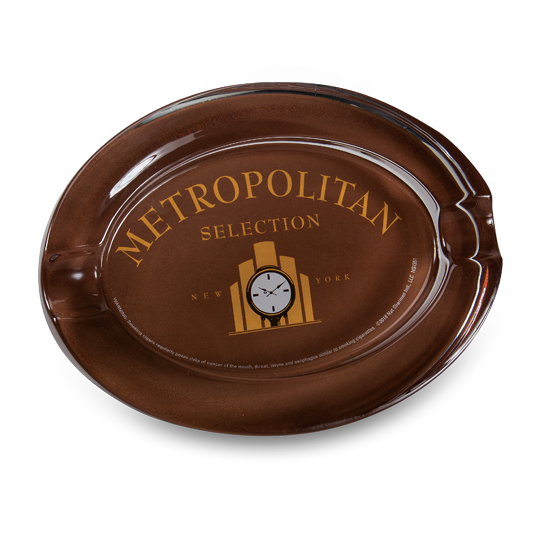 Nat Sherman Metropolitan Habano Oval Ashtray | Holt's Cigar Co.