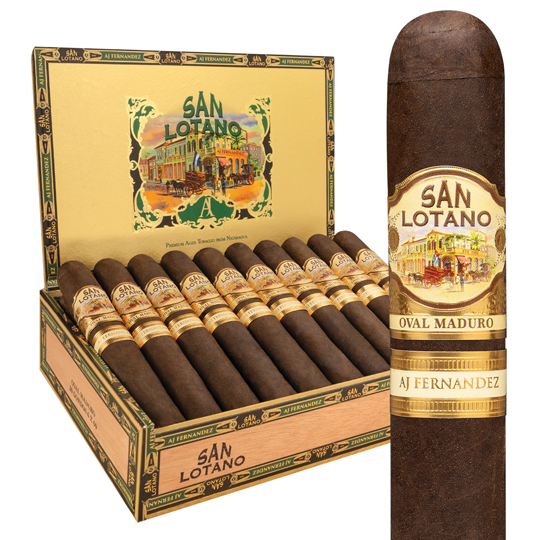 Photo of San Lotano Oval Maduro by AJ Fernandez