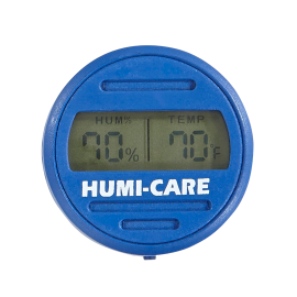 Humi-Care Round Digital Hygrometer | Cigar & Humidifier Accesories