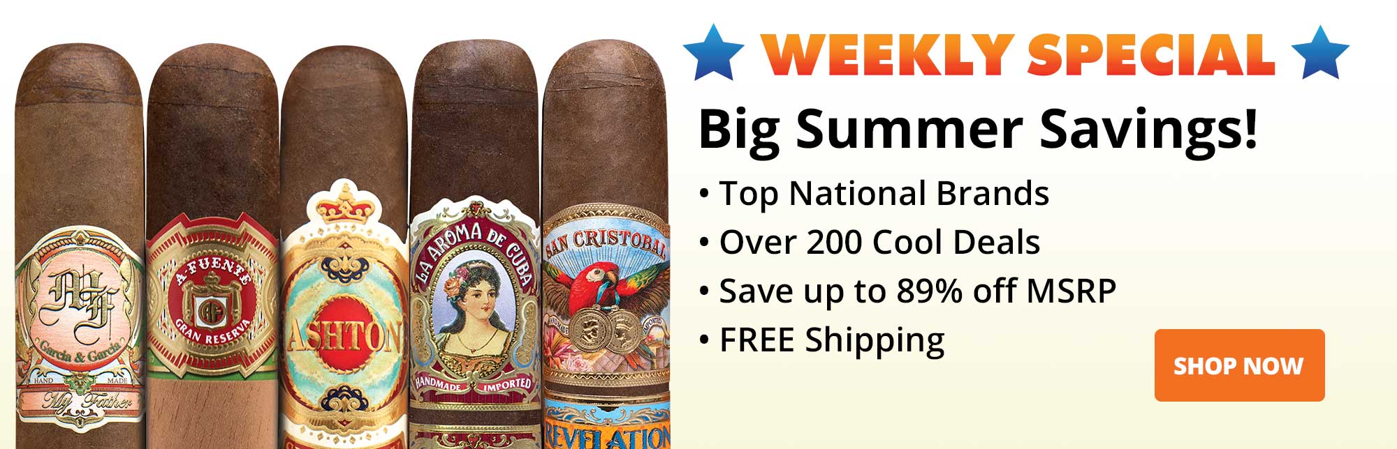 Click for our Weekly Special Weekly Special