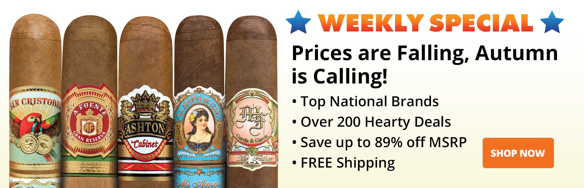 Click for our Weekly Special Weekly Special