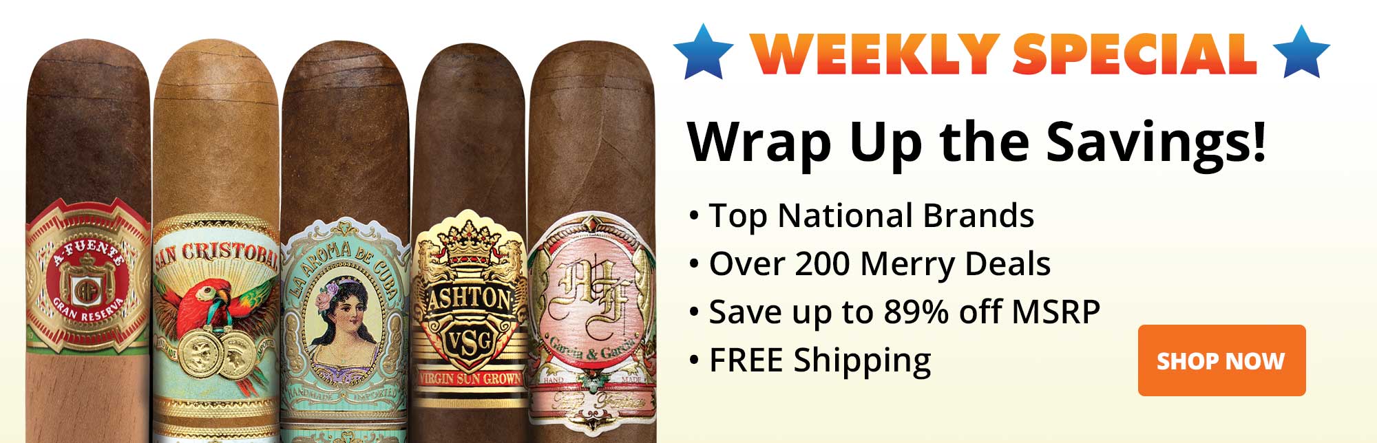 Click for our Weekly Special Weekly Special