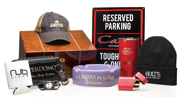 Cigar Gear Prize package feature a hat, ashtray, humidor and more! Mobile version