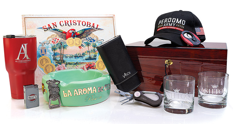 Cigar Gear Prize package feature a hat, ashtray, humidor and more! Mobile version