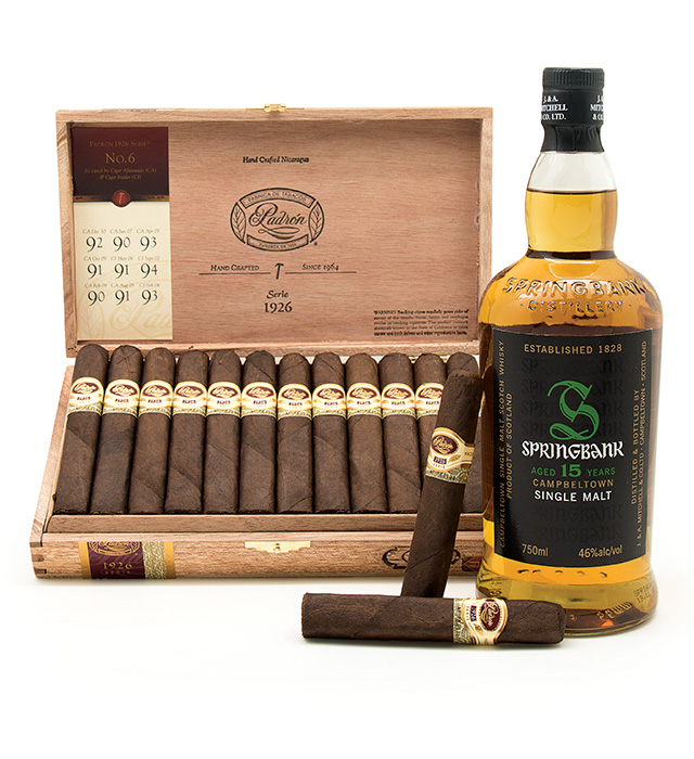 padron 1926 series and springbank 15 year